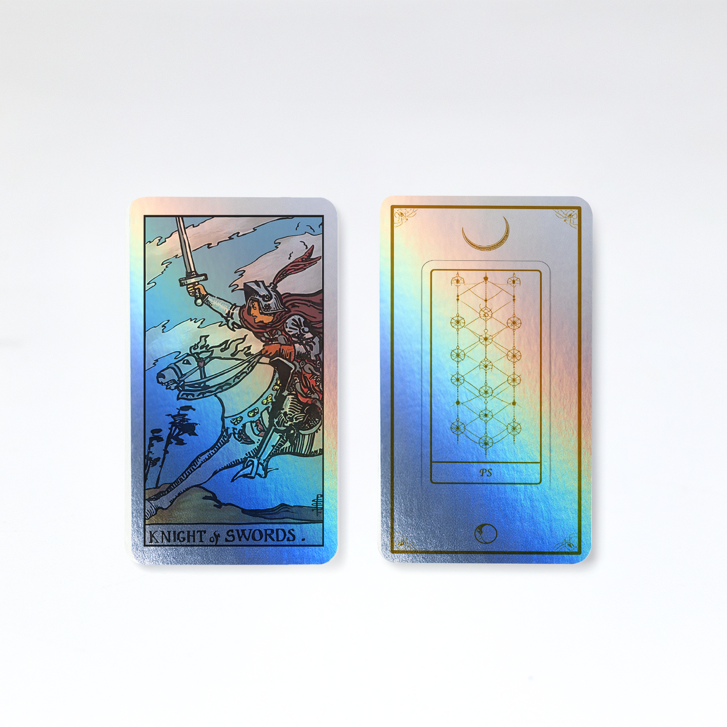 Gepersonaliseerde Tarotkaarten met holografische glans – set met unieke tarotkaarten voor verzamelaars en liefhebbers