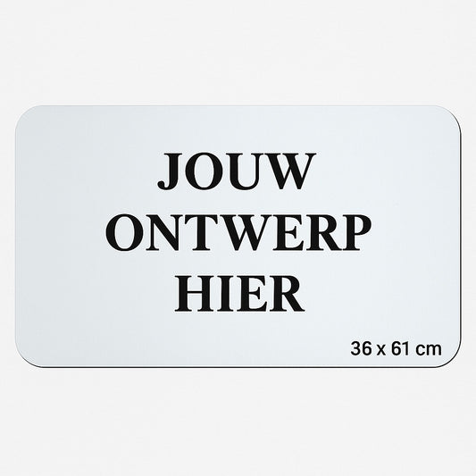 Gepersonaliseerde speelmat 36x61 cm – ontwerp jouw eigen gaming mat met foto’s, logo’s of artwork